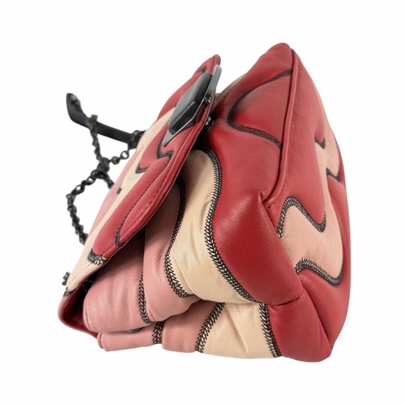 LONGCHAMP Brioche Quilted Multicolor Leather Crossbody Shoulder Bag - Picture 6 of 17